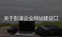 关于彭泽企业网站建设口碑推荐的信息